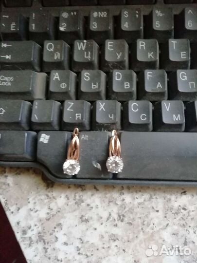 Золотые серьги 585 пробы