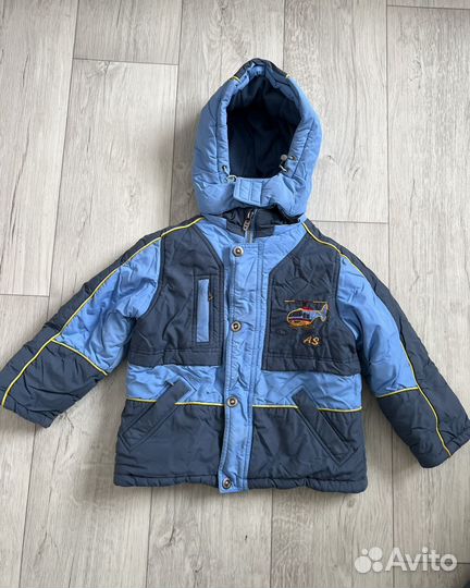 Зимняя куртка и штаны для мальчика 98
