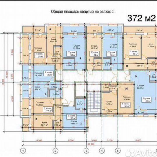 1-к. квартира, 24 м², 3/8 эт.
