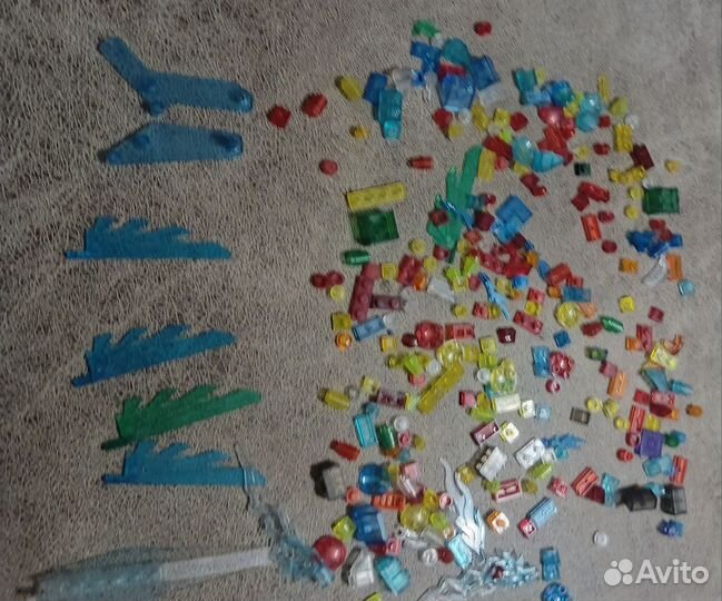 Прозрачные детали lego