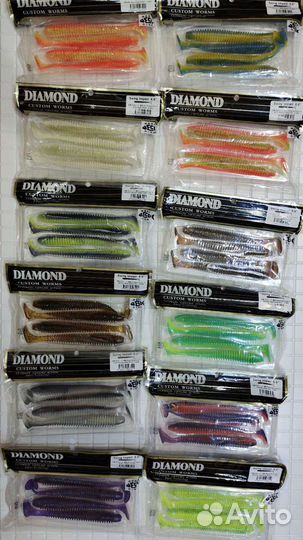 Силиконовые приманки keitech diamond