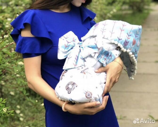 Конверт на выписку для мальчика