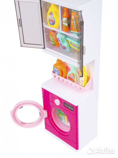 Прачечная для кукол с аксессуарами