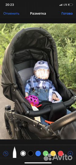 Коляска Agio Prado 3 в 1 экокожа