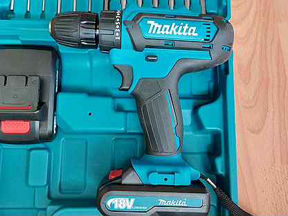 Аккумуляторная дрель шуруповерт makita 18v