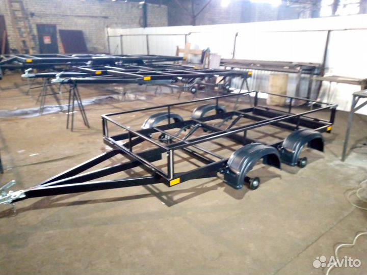 Прицеп бортовой 2 оси без обшивки