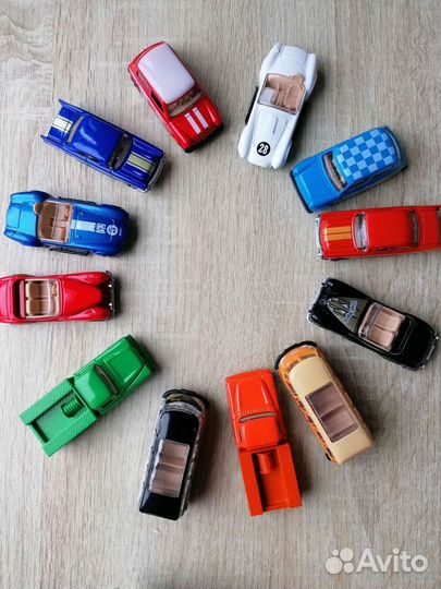 Набор металлических машинок 12 шт. Новые