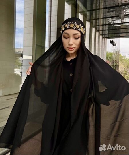 Платок с повязкой. Шейла. Для мусульманок