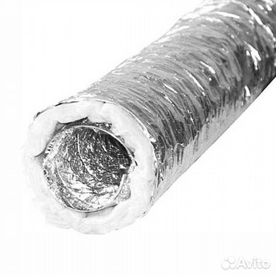 Воздуховод гибкий изолированный D102мм, упаковка 1