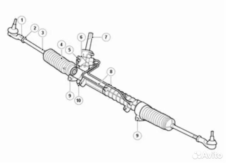 Рулевая рейка Дискавери 3