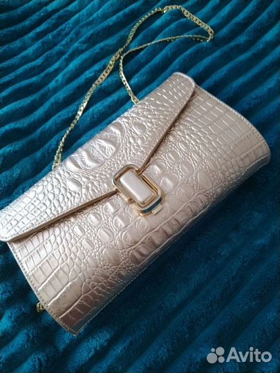 Сумка клатч натуральная кожа