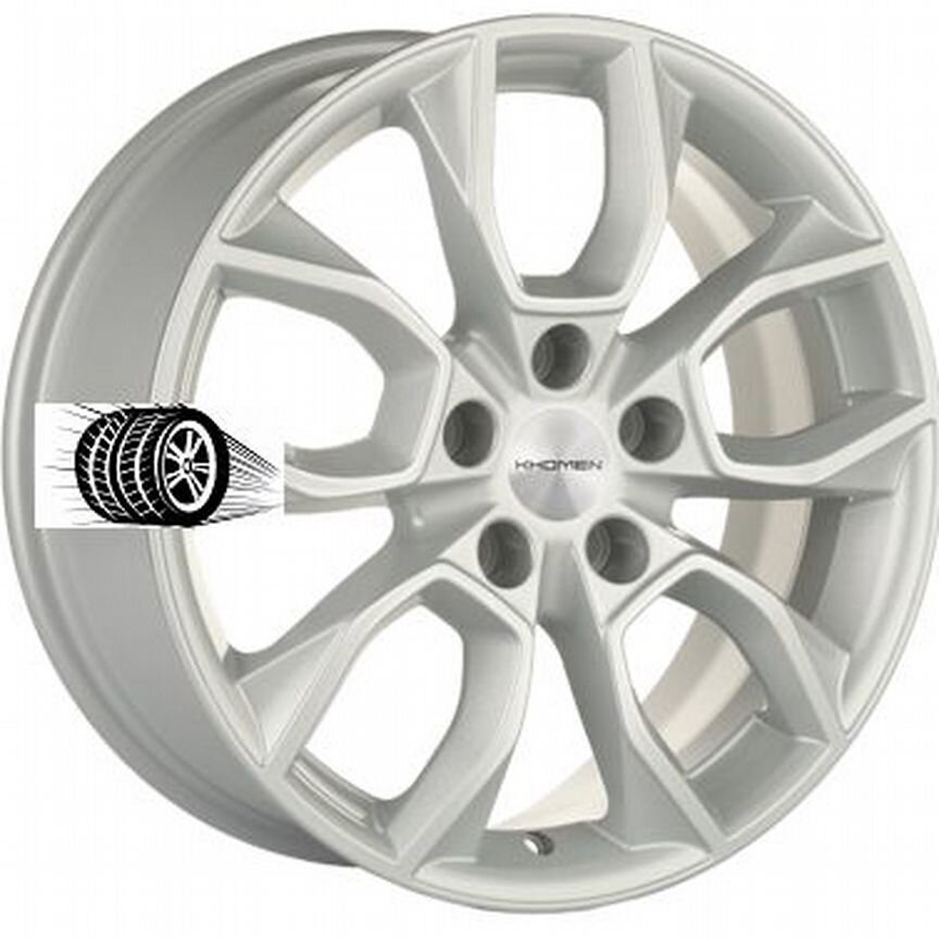 Литые диски Khomen Wheels 7×R17 5×110