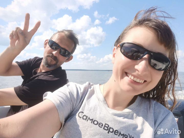 Прогулки на катере по Рыбинскому водохранилищу