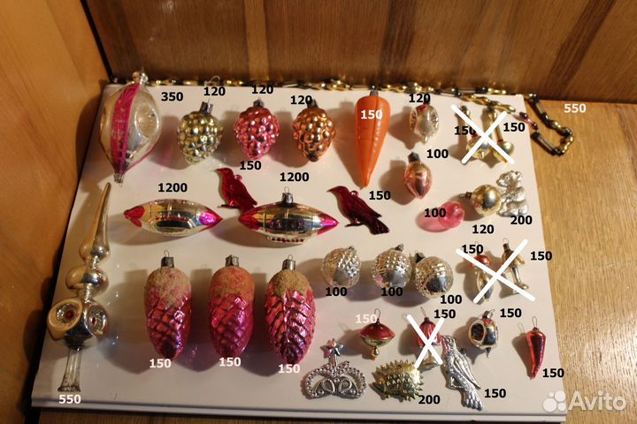 Ёлочные игрушки СССР