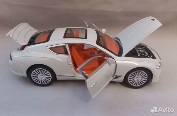 Bentley Continental GT инерционная машинка 1:24