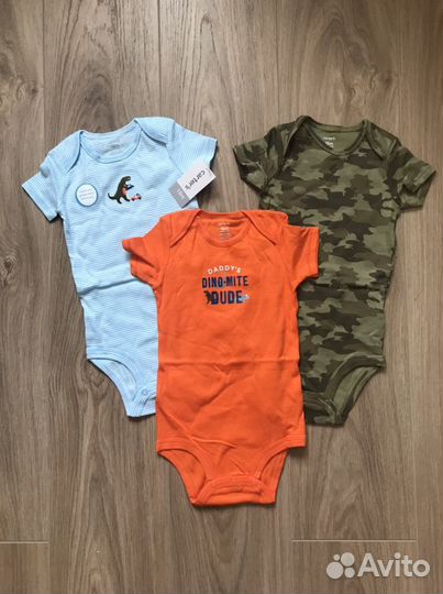 Боди пижамы новые carters 62 68 74 80 86