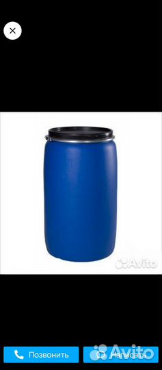 Бочка пластиковая от 175л до 240л