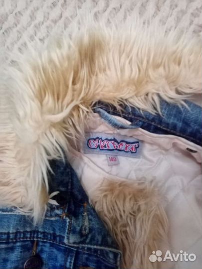 Джинсовый плащ