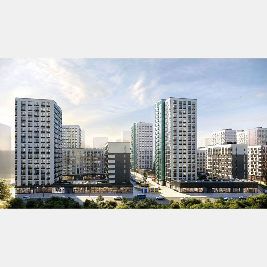 2-к. квартира, 53,7 м², 17/17 эт.