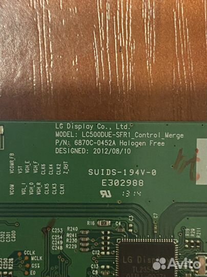 6870c-0452a от Lg 42ln570v