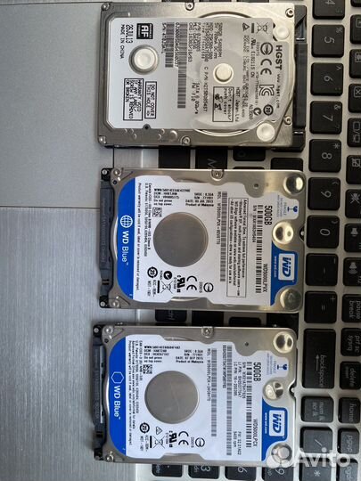 3 шт Hdd для ноутбука по 500 gb