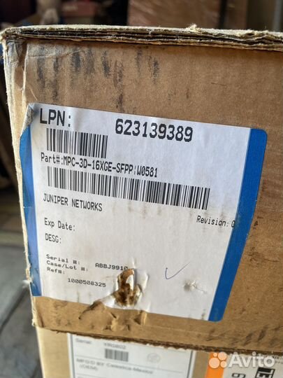 Маршрутизатор juniper mx80 (новый) вналичии