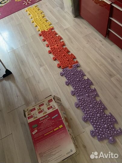 Ортопедический коврик пазл для детей 1-14 лет