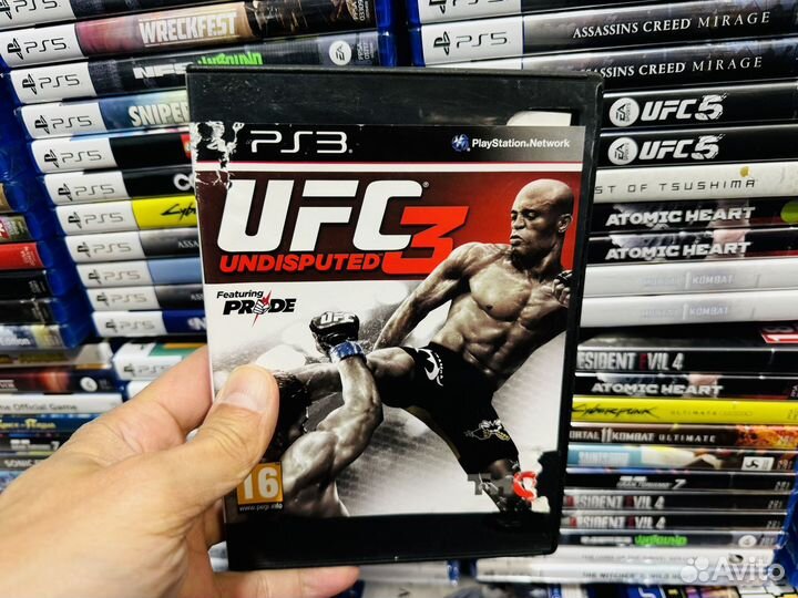 Диски на ps4 ufc 3