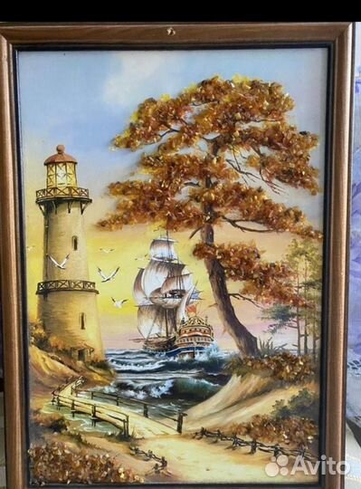 Янтарная картина