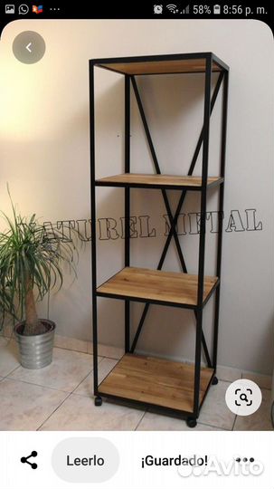 Этажерка/ стеллаж в стиле лофт