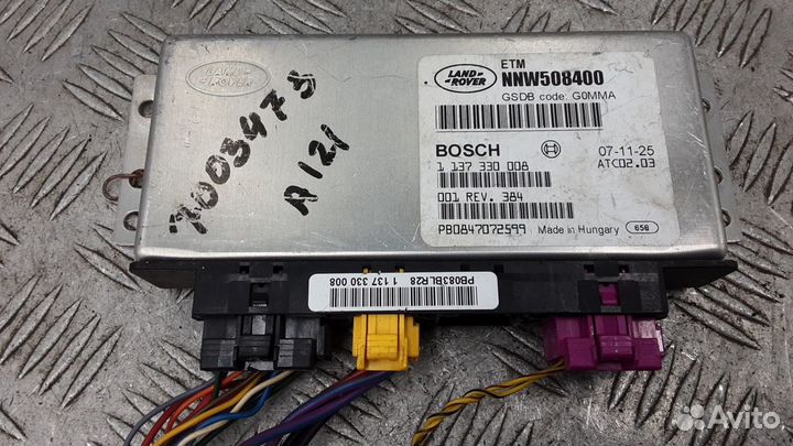 Блок land rover range rover sport 3-9 дней