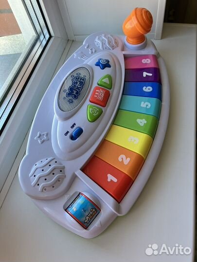 Детское музыкальное пианино MuzicKidz + мишка