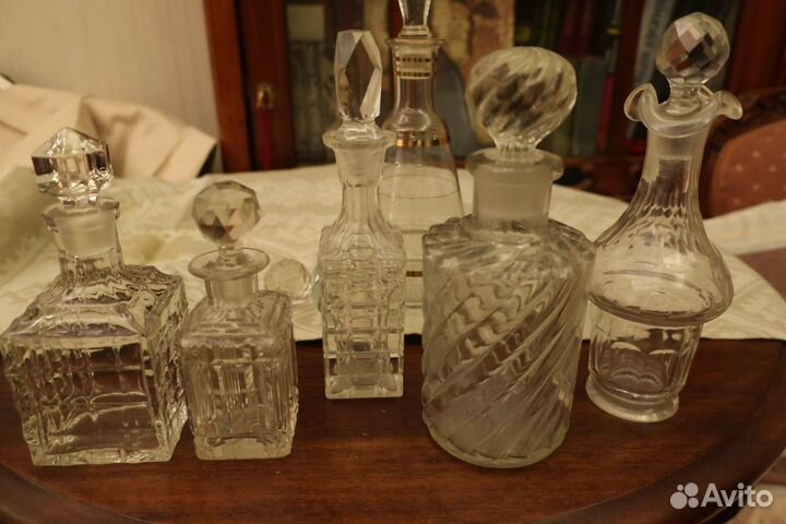Стеклянные флаконы и пробки хрусталь