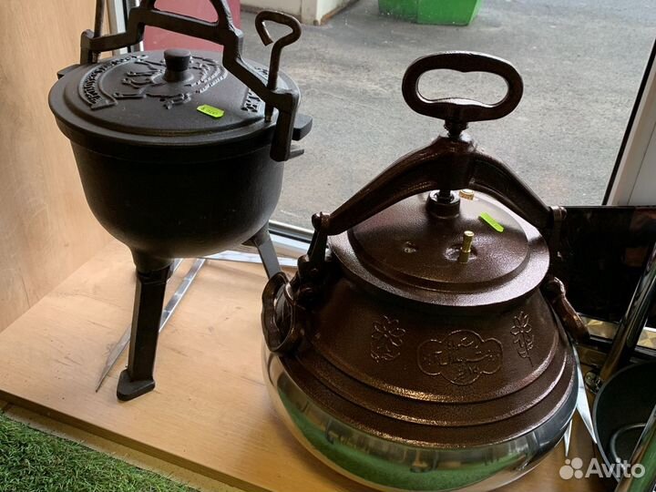 Чугунные и Афганские Казаны, ножи, шампура