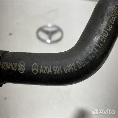 Патрубок радиатора охлаждения Мерседес M274 x204