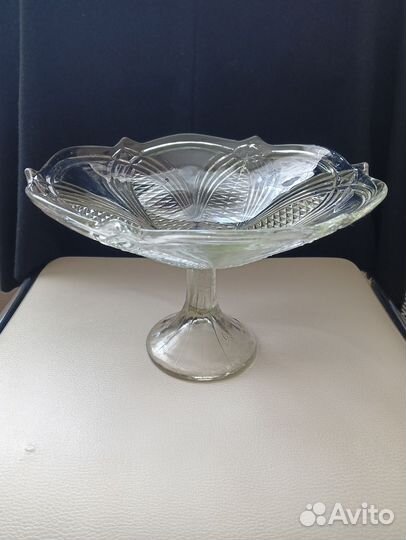 Фруктовница ваза на ножке СССР