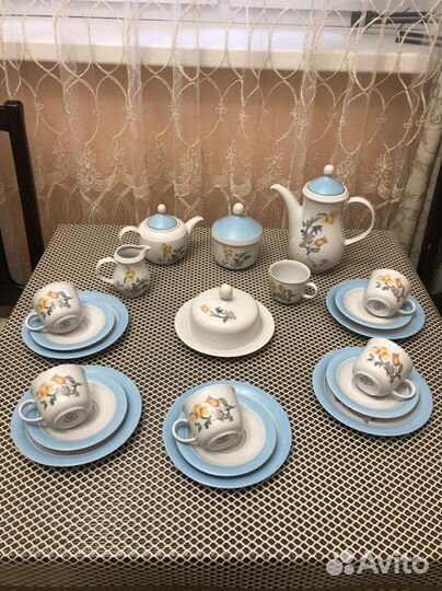 Чайно кофейный сервиз гдр