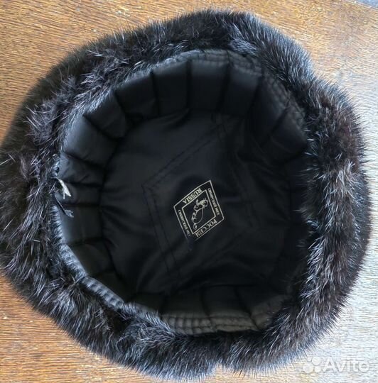 Норковая шапка мужская