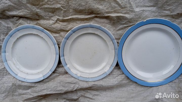 Тарелки кузнецовский фарфор