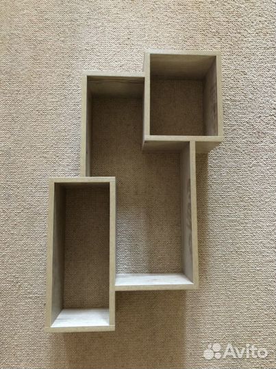 Дизайнерская интерьерная полка настенная