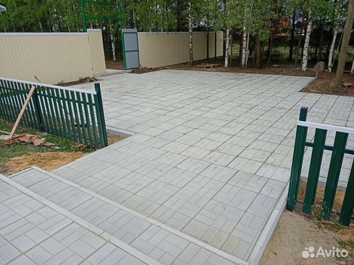 Укладка тротуарной плитки