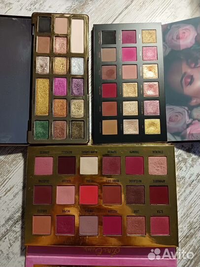 Huda beauty, lime crime, too faced