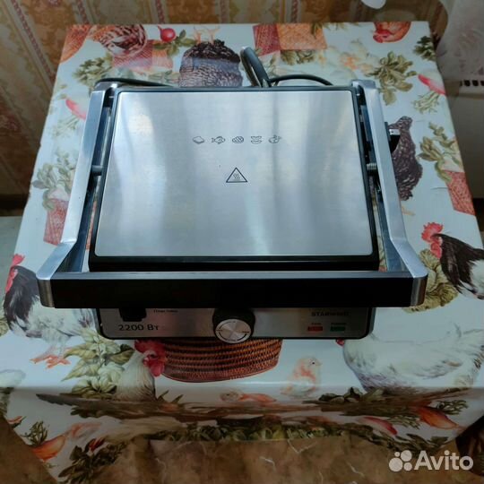 Электрогриль новый, пользовались всего один раз