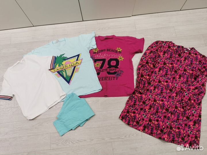 Фирменные вещи пакетом на девочку 146 152 размер