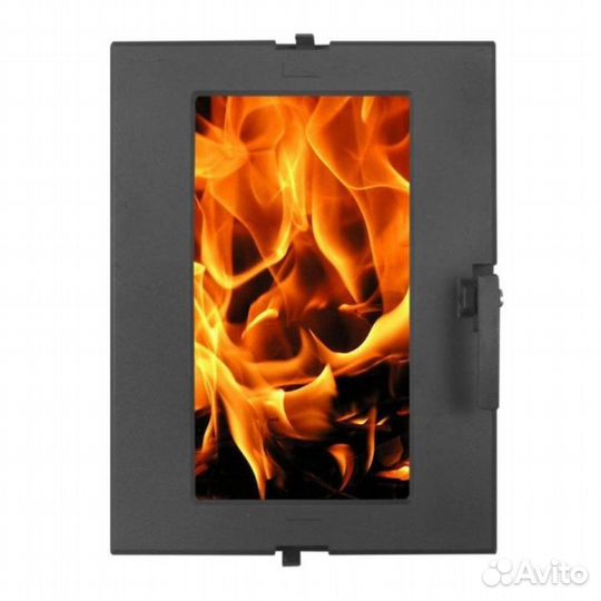 Дверка для печи со стеклом