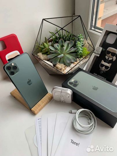 Телефон iPhone 11 Pro Max Midnight Green