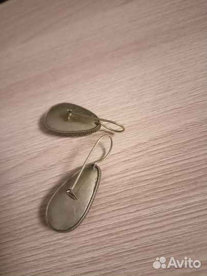 Серьги СССР нифифть винтаж
