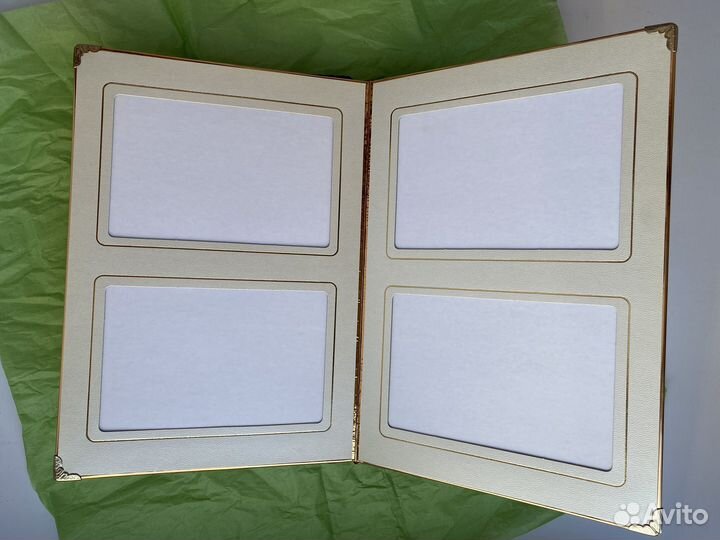 Фотоальбом новый Подарочный кожаный