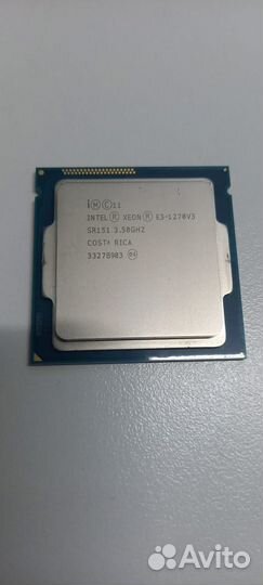 Xeon E3-1270 V3 (i7-4790) 3.5-3.9GHz LGA1150 80W