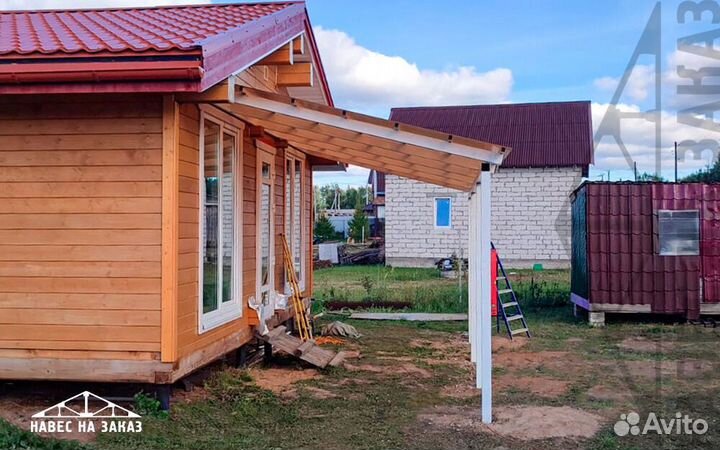 Навес из поликарбоната